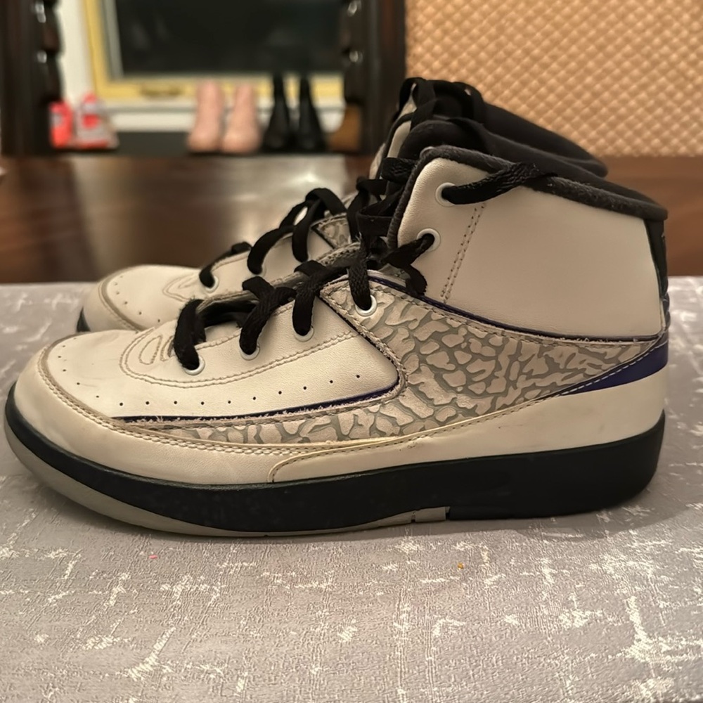 Kids Nike Air Jordan 2 Retro Concord Size 2Y